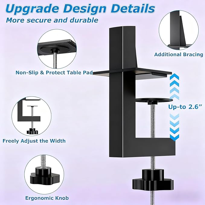 Dog Grooming Supplies and Grooming Harness Home Kit - Dog Grooming Table Arm with Hammock Sling Pet Hanging Holder for Grooming Arm, and Small Pet Grooming Nail Trimming