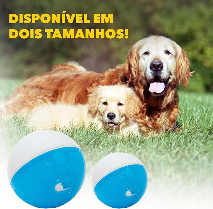 amicus Mini- Treat Dispensing Pets Toys Crazy Ball - PetsTreat Ball, Interactive Dog Feeder, Enrichment Toy for Pets Treat Dispensing, Interactive Pets Toys - Adjustable - Blue&White, 100g/3.5 oz