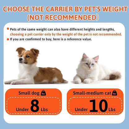 Petskd Top and Side Expandable Pet Carrier 17x12x8.5 Inches JetBlue Frontier Spirit Airline Approved, Soft-Sided Carrier for Small Cats and Dogs with Locking Safety Zipper and Anti-Scratch Mesh(Black)