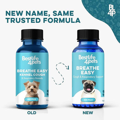 Dog Bad Breath & Dental Care Solution, Supports Canine Oral Health, Relieves Stinky Breath, Tooth Pain, Red Swollen Gums, Helps Reduce Plaque and Gingivitis, 400 Odorless, Tasteless Easy to Use Pills