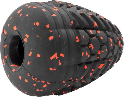 Chew King Supreme Durable Rubber Dog Toy for Aggressive Chewers, Treat-Dispensing Heavy-Duty Chew Toy with Safety Air Vent, Interactive Dog Toy for Training & Enrichment, XL 5.1" x 3.8"