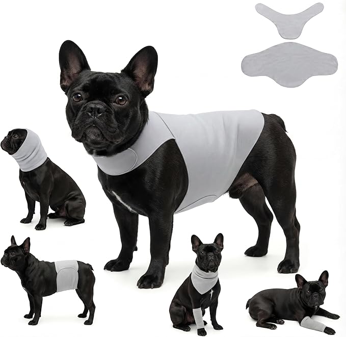 DAJIDALI® Dog & Cat Anxiety Vest & Female Spay Recovery Suit – Silent No-Velcro Calming Wrap – Universal Fit for All Breeds (Including Corgi & Frenchie)
