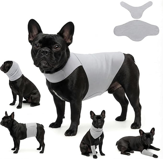 DAJIDALI® Dog & Cat Anxiety Vest & Female Spay Recovery Suit – Silent No-Velcro Calming Wrap – Universal Fit for All Breeds (Including Corgi & Frenchie)