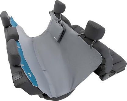 Kurgo Rover Hammock - Dog Seat Mat - Waterproof Cover - Dog Bench Shield - Machine Washable - 63" Wide - Charcoal Grey