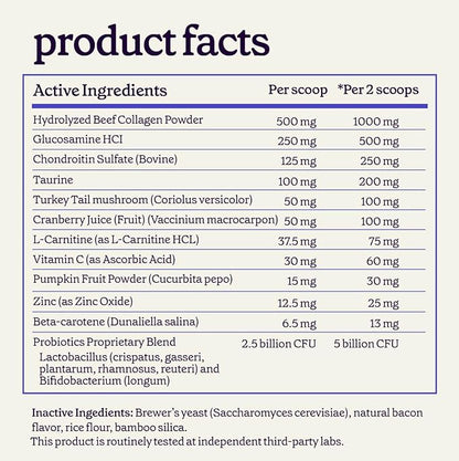 Premium 12-in-1 Multivitamin Powder for Dogs Food Topper – Daily Scoop Multivitamin Dog Supplement for Joints, Digestion, Skin, Heart & Immunity – Probiotics, Collagen, Glucosamine, Mushrooms–7.3oz