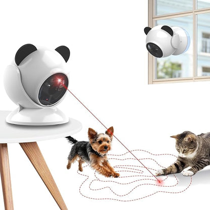 Saolife Laser Cat Toys for Indoor Cats, Truly Random Trjajectory, Suction Cup Design, Run Quiet, Interactive Cat Toy Automatic
