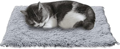 petfelix Self-Warming Cat Mat, Non-Skid Thermal Pet Blanket for Indoor & Outdoor Cats, Washable Insulated Mat for Cat House or Carrier, 24"x20", Gray