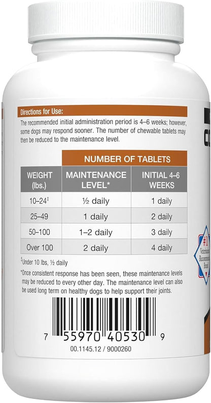 Nutramax Cosequin for Dogs Joint Health Supplement, Contains Glucosamine for Dogs, Plus Chondroitin, Supports Healthy Joints, Chewable Tablets, 132 Count