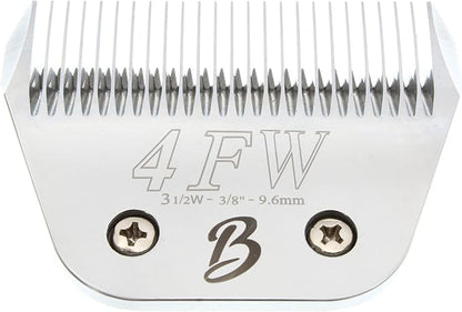 Detachable A Series Wide 4f Blade Dog Grooming Cuts Length 3 3/8" - 9.6mm Japanese High Carbon Steel Dog Grooming Blade Supplies | Detachable Blade Clippers (Compatible A5 Series(B4FW)