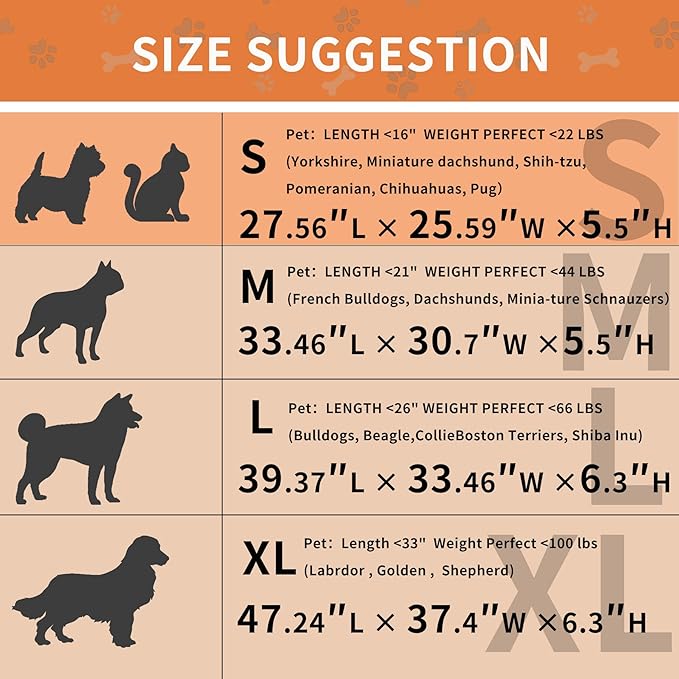 HAOMAIJIA Dog Couch Bed for Small Dogs, Non Slip Pet Couch Covers for Sofa Thick Soft Washable Dog Couch Cover Protector All Seasons Universal Dogs and Cats Bed Mat (Khaki, Small)