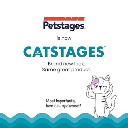 Catstages Catnip Chew Mice 2 Pack– Interactive Dental Cat Chew Toy that Helps Clean Teeth, Mouse, Multicolored