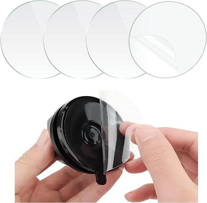 CUTIE PAW PAL Double Sided 3m Adhesive Sticky Pads - 7 cm - 10 Pack - Strong Adhesive for Suction Cup Cat Toys - Compatible with Interactive Bird Simulation Toys - Suction Cup Sticky Pad Replacement