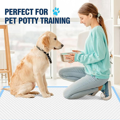 VJJ Puppy Pads XL 30"x36", 50 Count Pee Pads for Dogs Large for Doggie&Cats, Disposable Dog Pee Pads Extra Large, X-Large Potty Pads for Indoor, Outdoor Use