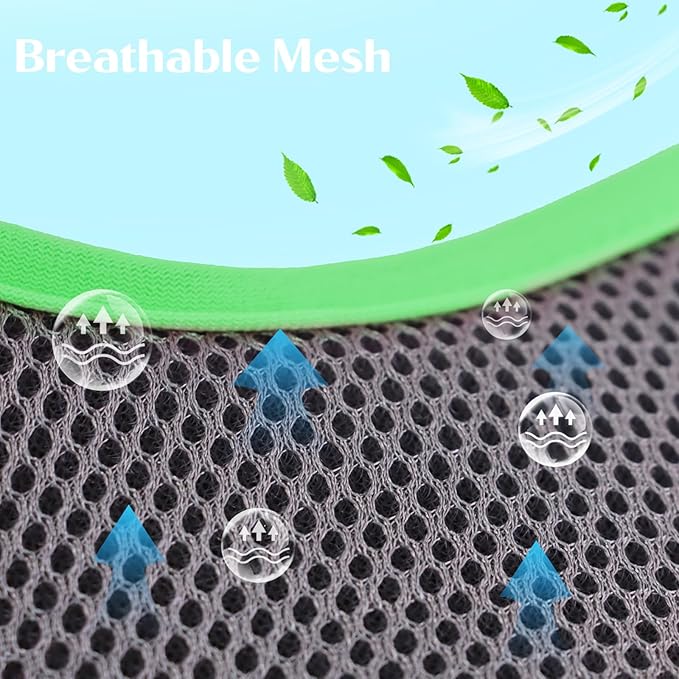 Dog Harness with Leash Set, Adjustable Step in with Breathable Padded Vest Harness for Medium Large Dogs Training and Running (M Green)
