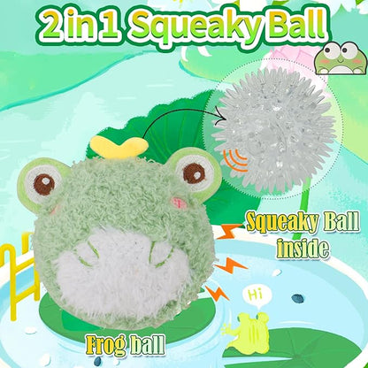 D KING D KING 3Pack Squeaky Dog Balls,2 in1 Funny Puppy Ball Toys,Birthday Dog Toy for Small Medium Dogs (Farm Ball)