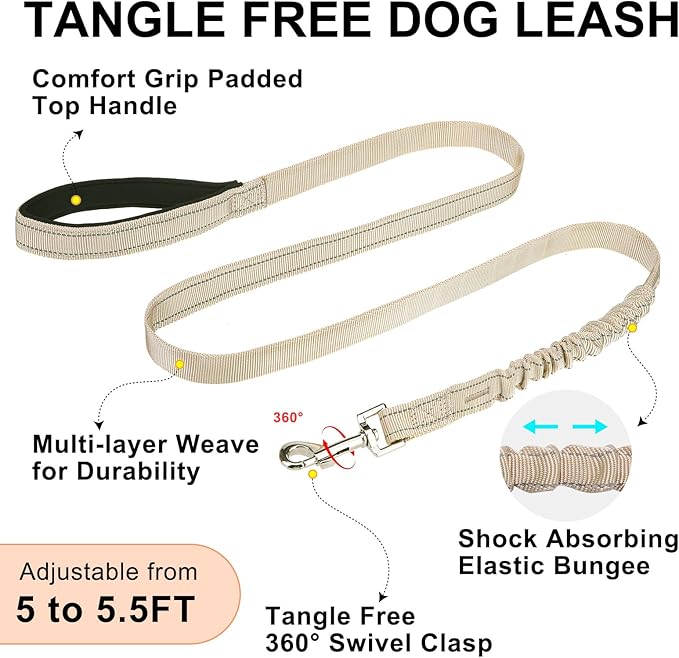 BEAUTYZOO Dog Harness for Small Dogs, No Pull Dog Harness and Leash Set, Soft Escape Proof Puppy Vest Harness with Handle, Reflective Lightweight Step in Harness for Girl Boy Dogs, Beige XS