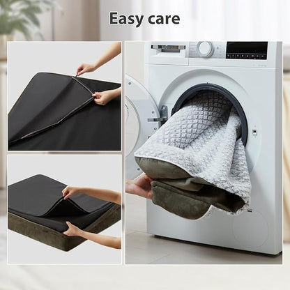Orthopedic Dog Bed for Extra Large Dogs, Egg Crate Foam Bed for Extra Large Dogs, Equipped with Removable Waterproof Pillow Cover and Anti-Slip Bottom, Pet Bed