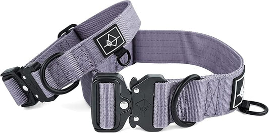 Made to ROAM Premium Dog Collar - Adjustable Heavy Duty Nylon Collar with Quick-Release Metal Buckle (Montana Moonrise, Classic Size 0)