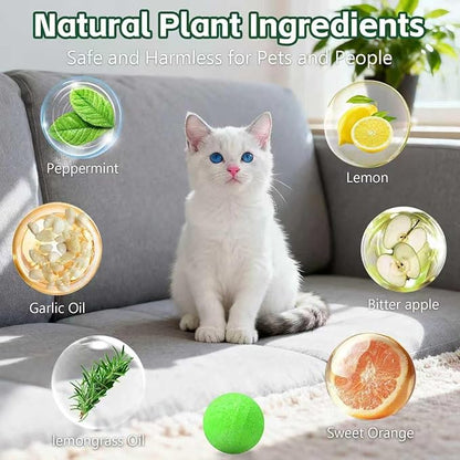 iALTERLL Cat Repellent Outdoor to Keep Cats Away (12Pack) Natural Peppermint Oil Cat Deterrent Outdoor and Indoor Green
