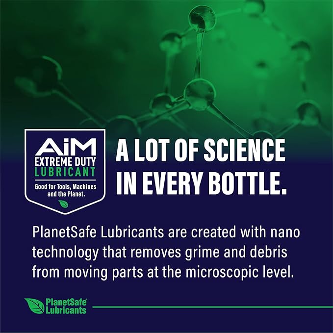 PlanetSafe Lubricants AiM - Pet/Dog & Cat Safe Lubrication Spray for Clipper Blades & Shears - 1 oz - Grooming Oil That Extends Blade Life, Prevents Heat Buildup - Non Silicone - Made in The USA!