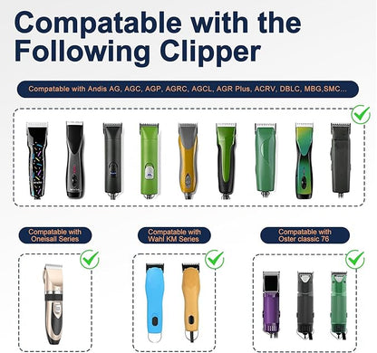5FC Clipper Blades Pet Grooming Clipper Replacement Blades Detachable Blade Compatible with andis/wahl/Oster Dog Clippers