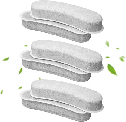 TOGGATH Cat Water Fountain Charcoal Replacement Filters Compatible with W600 Large Dog Water Fountain 205oz/6L Automatic Pet Dog Water Bowl Drinking Dispenser (6 Pack)
