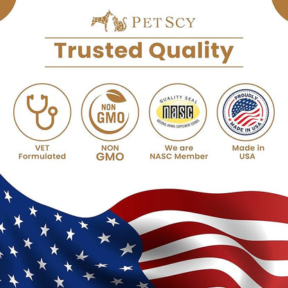 Petscy Keto Skin Travel Wipes - Antiseptic Dog Wipes for Paws, Ears, Facial Folds, Underarms & Other Sensitive Areas for Dogs & Cats – Aloe-Infused, Non-Greasy Formula (Travel)