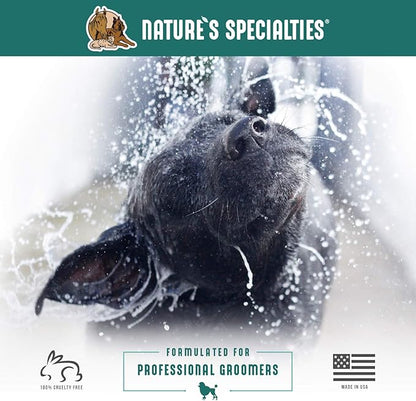 Nature's Specialties Plum Silky Ultra Concentrated Dog Shampoo Conditioner, Makes up to 6 Gallons, Natural Choice for Professional Pet Groomers, Silk Proteins, Made in USA, 32 oz