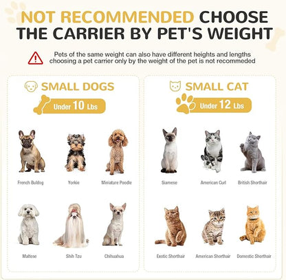 Lekereise Top-Expandable Pet Carrier 17x11x9.5 Inch Alaska Hawaiian Airline Approved Soft Sided Underseat to 12lbs Travel Carriers for Small Cats and Dogs with Locking Safety Zippers Anti-Scratch Mesh