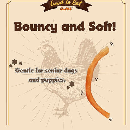 Gootoe Soft Dog Treats, Chicken Jerky - Dog Training Treats; High-Protein, Gluten-Free, Soft Jerky for Dogs, Hypoallergenic, Grain-Free, Sticks 1 lb