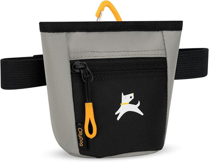 OllyDog Goodie Treat Bag, Dog Treat Pouch, Waist Belt Clip for Hands-Free Training, Magnetic Closure, Dog Training and Behavior Aids, Three Ways to Wear (Wet Weather)