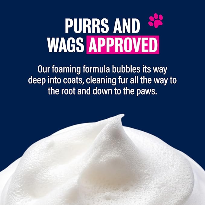 Pants and Wags by Rebel Green Bubbles & Suds Waterless Foam Pet Wash - Orange Blossom & Chamomile - Hypoallergenic - No Dyes or Perfumes - 8 fl oz - 2-Pack