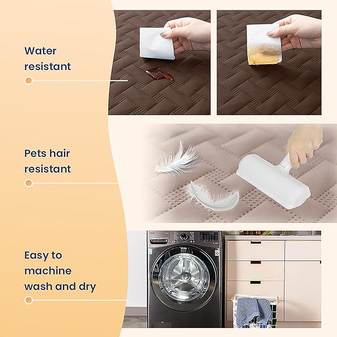 gogobunny 100% Double Sided Waterproof Dog Blanket Soft Pet Bed Cover Reversible Protect Furniture Couch Sofa Car for Puppy Cat Kids (Dark Chocolate/Light Chocolate, 30x70 Inch (Pack of 1))