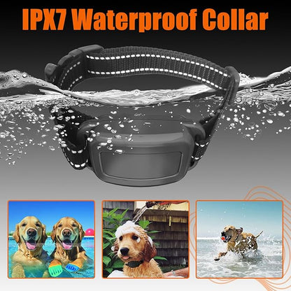 Dog Training Collar with Remote - 5000ft Waterproof Dog Shock Collars 2 Dogs for Large Medium Small Dogs Rechargeable E Collars for Dogs Training with Beep Vibration Humane Shock(1-16) Mode