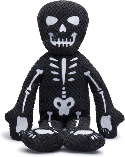 fabdog Floppies Plush Dog Toys - Cute Holiday-Themed Squeaky Dog Toy - Best Squeak Toy for All Breeds | Ideal Large Skeleton