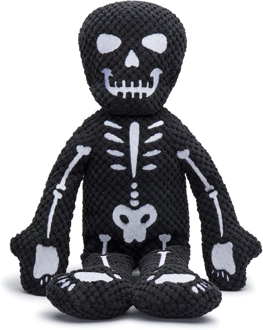 fabdog Floppies Plush Dog Toys - Cute Holiday-Themed Squeaky Dog Toy - Best Squeak Toy for All Breeds | Ideal Large Skeleton
