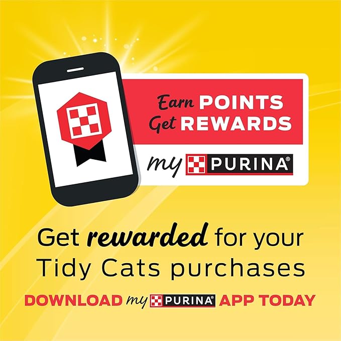 Purina Tidy Cats LightWeight 24/7 Performance Odor control, Multi-Cat, Clumping, 99.9 Percent Dust Free Cat Litter - 17 lb. Box