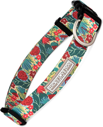 Lucky Love Dog - Adjustable Dog Collar with Easy Click Buckle for Small Dogs, Durable, & Comfortable for Male & Female Dogs, Pet Collar for Puppies & Adult Dogs - Ginny, Small