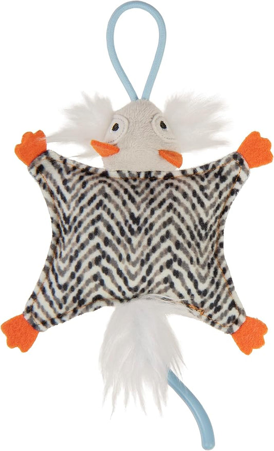 Instincts by SmartyKat HappyNip Soarin' Squirrel Crinkle Launcher Plush Interactive Cat Toy, Contains Catnip & Silvervine - Multicolor, One Size