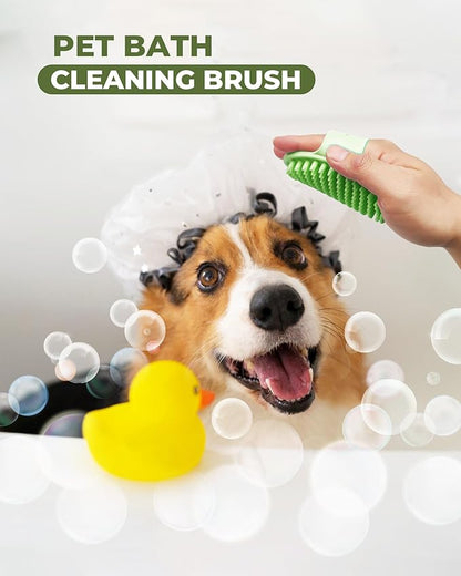 KUEIOX Dog Brush for Shedding Grooming,6 Pack Long-Pin Brush Set for Long Haired Dog Cat Goldendoodles Poodles Doodles Green