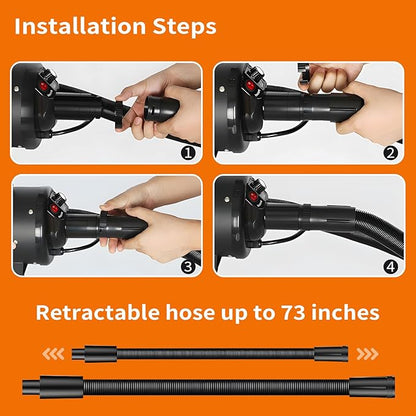 PETNF Dog Dryer for Pet Grooming, Dog Hair Dryer Blower Dog Blow Dryer High Velocity Air Forced Blow Dryer for Large Dogs,Noise Reduction Pet Hair Dryer 3.2HP Adjustable Speed Temp Dogs Grooming Bath