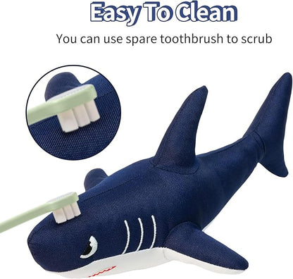 Dog Squeaky Toy, Durable Interactive Chew Toy for Aggressive Chewers, Tough Flexible Fabric Made from 90% Recycled Materials, for Small Medium and Large Dogs