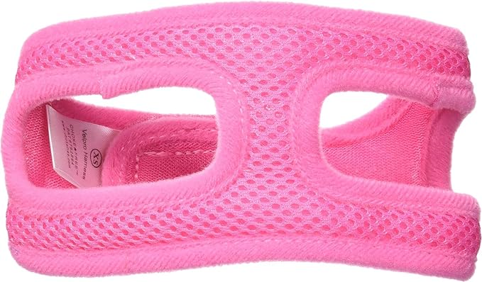 ChokeFree Velpro Mesh Pet Shoulder Harness Collar, 11"-12", Pink
