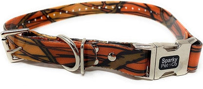 Sparky Pet Co - Apollo ECollar Replacement Strap - Dog Collar - Waterproof Biothane - Adjustable - Double Buckle - Quick Snap Metal Clasp - for Invisible Fence Systems - 3/4" x 28" (Orange Camo)