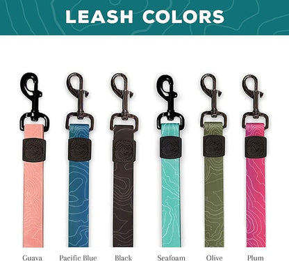 Wilderdog Waterproof Dog Leash - Repels Water & Dirt - Plum