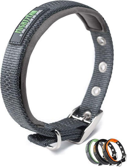 Mighty Paw Ultra Soft Dog Collar - Ultimate Comfort with Soft Neoprene Padding - All-Metal Adjustable Buckle for Large & Small Dogs - Mighty Strong for Long Lasting Durability - Stay Safe and Visible