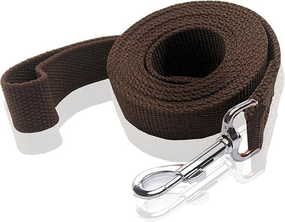 Nylon Dog Leash 8 Feet Long, Walking Training Dog Leashes for Medium Large Dogs