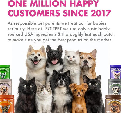 Wild Alaskan Salmon Oil for Dogs & Cats - Pure Fish Omega 3 6 9 Liquid EPA DHA Fatty Acids - Skin & Coat Supplement - Supports Joint Function, Brain, Eye, Immune & Heart Health - Made in USA 32 oz