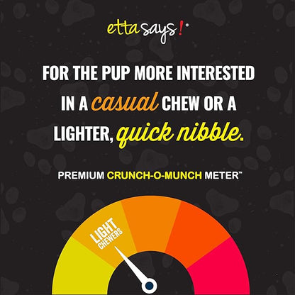 etta says! Premium Crunchy Dog Chews 7” Variety Pack - Grain-Free Dog Treats, Good for Teeth, Easy to Digest - Made in The USA (24 Count Pack of 1)