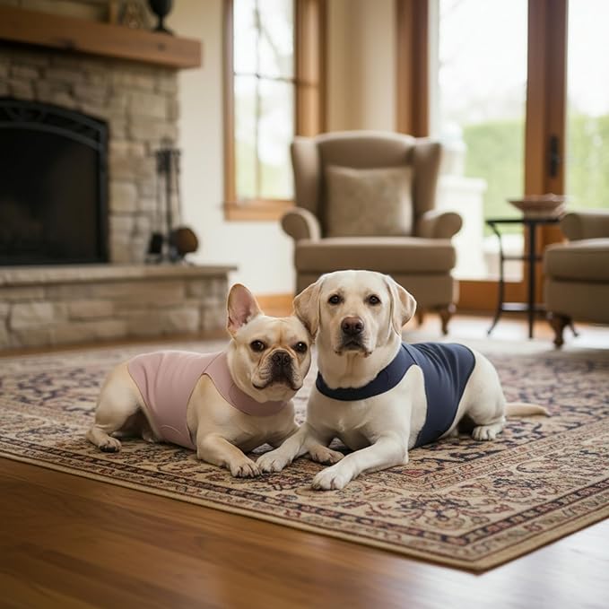 DAJIDALI® Dog & Cat Anxiety Vest & Female Spay Recovery Suit – Silent No-Velcro Calming Wrap – Universal Fit for All Breeds (Including Corgi & Frenchie)